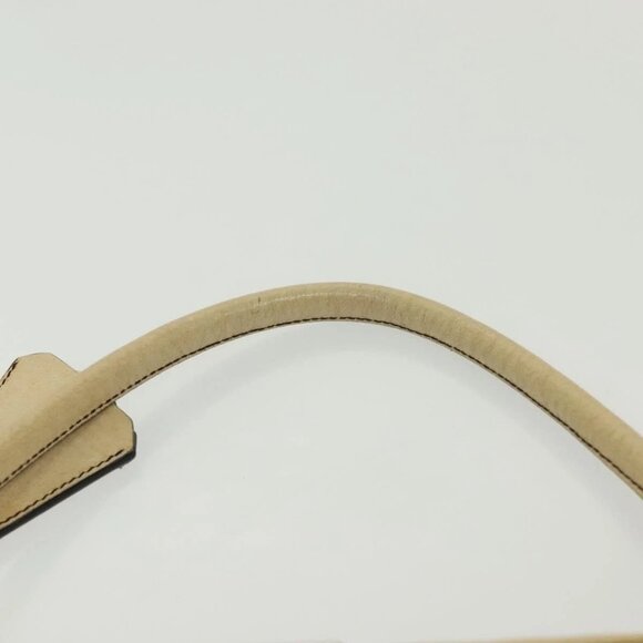 PRADA Hand Bag Canvas Leather Beige Brown Auth bs29303 - Picture 9 of 16